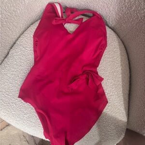 ERES Fuschia Pink One Piece Swimsuit Flat Laser Cut Seams - LUXURY